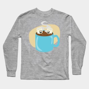 Happy Marshmallow Hot Cocoa Long Sleeve T-Shirt